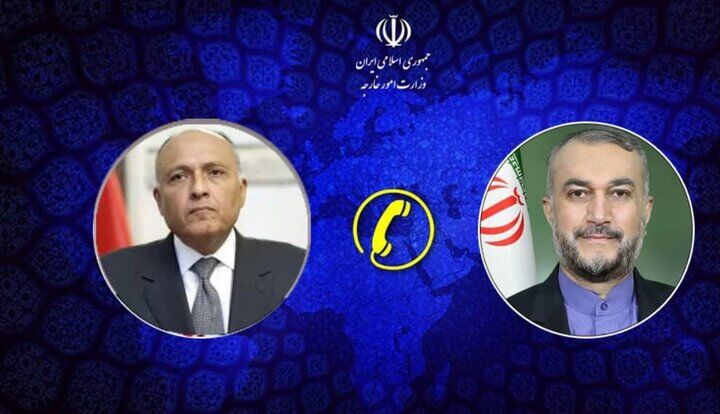 رایزنی امیرعبداللهیان باوزیر خارجه مصر پیرامون آخرین وضعیت غزه رایزنی امیرعبداللهیان باوزیر خارجه مصر پیرامون آخرین وضعیت غزه