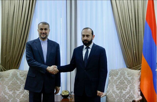 دیدار امیرعبداللهیان با نخست‌وزیر و وزیر خارجه ارمنستان