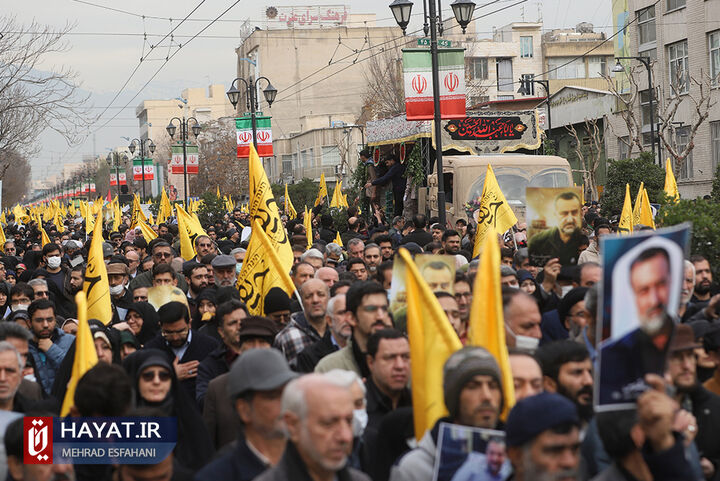 تشییع شهید «سید رضی موسوی»