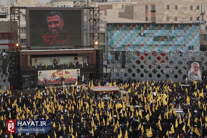 تشییع شهید «سید رضی موسوی»