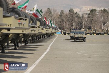 بازدید هیأت نظامی جمهوری آذربایجان از تیپ ۶۵ نوهد نیروی زمینی ارتش