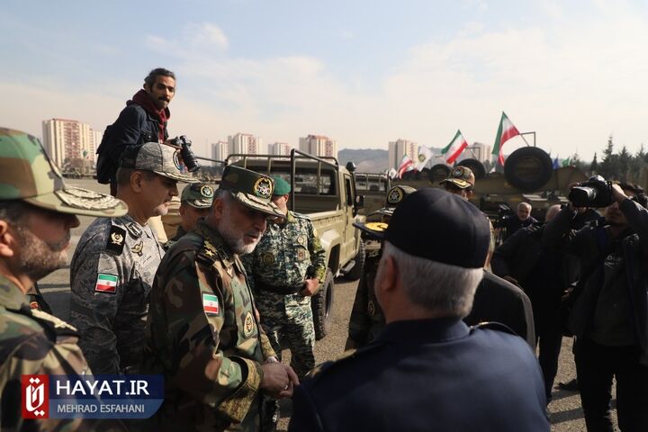 مراسم الحاق بیش از ۱۰۰ دستگاه تریلر تانکبر فوق سنگین به ناوگان ترابری نیروی زمینی ارتش