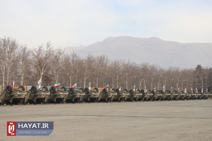 مراسم الحاق بیش از ۱۰۰ دستگاه تریلر تانکبر فوق سنگین به ناوگان ترابری نیروی زمینی ارتش