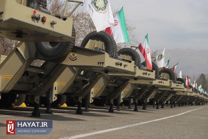 مراسم الحاق بیش از ۱۰۰ دستگاه تریلر تانکبر فوق سنگین به ناوگان ترابری نیروی زمینی ارتش