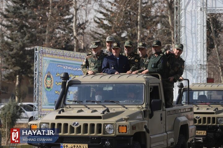 مراسم الحاق بیش از ۱۰۰ دستگاه تریلر تانکبر فوق سنگین به ناوگان ترابری نیروی زمینی ارتش