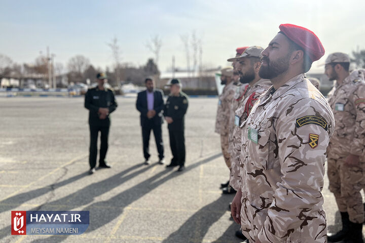 بازدید سردار کمالی و هیات همراه از مرحله سازمانی مسابقات مهارتی در سپاه