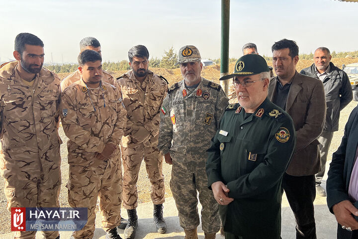 بازدید سردار کمالی و هیات همراه از مرحله سازمانی مسابقات مهارتی در سپاه