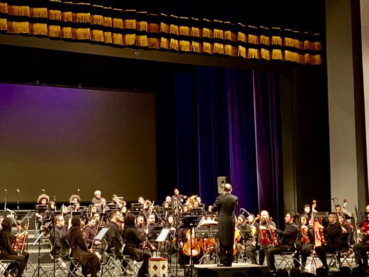 سمفونی حاج قاسم در تالار وحدت برگزار شد سمفونی حاج قاسم در تالار وحدت برگزار شد
