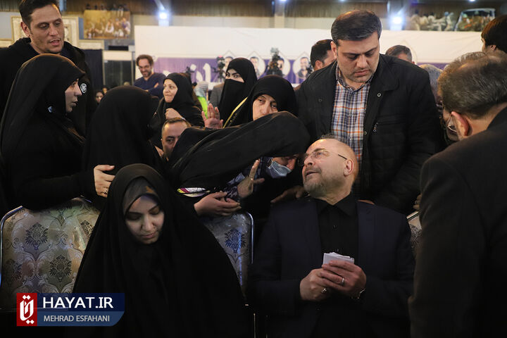 مراسم گرامیداشت چهارمین سالگرد شهادت حاج قاسم سلیمانی در گلزار شهدا