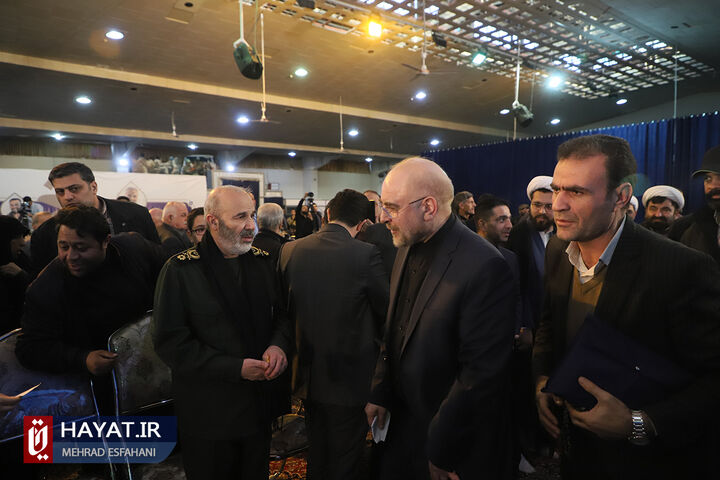 مراسم گرامیداشت چهارمین سالگرد شهادت حاج قاسم سلیمانی در گلزار شهدا