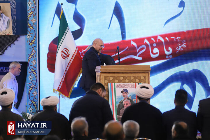 مراسم گرامیداشت چهارمین سالگرد شهادت حاج قاسم سلیمانی در گلزار شهدا