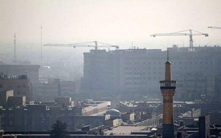 سایه سنگین آلودگی هوا در مشهد 