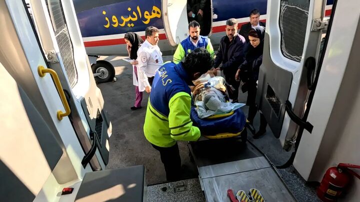 انتقال کودک 4 ساله کرمانی به تهران + تصاویر انتقال کودک 4 ساله کرمانی به تهران + تصاویر