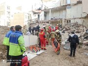 افزایش تعداد نفرات فوت شده در حادثه ریزش ساختمان در شهرک ولیعصر