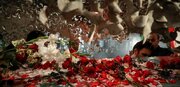 مراسم وداع با شهیده «فاطمه دهقان» در مشهد برگزار شد