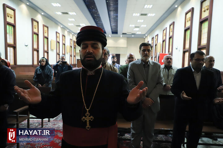 دیدار رئیس بنیاد شهید با خانواده شهدای مسیحی (آشوری)