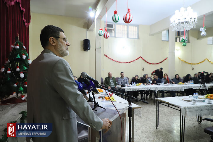 دیدار رئیس بنیاد شهید با خانواده شهدای مسیحی (آشوری)