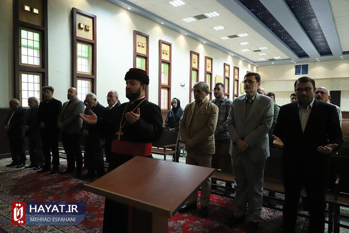 دیدار رئیس بنیاد شهید با خانواده شهدای مسیحی (آشوری)