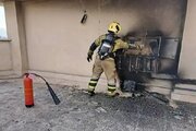 وقوع آتش‌سوزی در یک منزل مسکونی در تهران