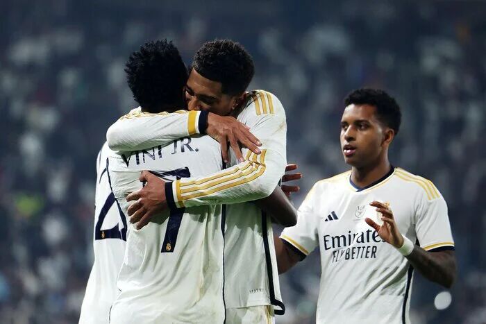 نخستین جام رئال مادرید در سال ۲۰۲۴ بدست آمد/ تحقیر بارسا در الکلاسیکو با هتتریک وینیسیوس نخستین جام رئال مادرید در سال ۲۰۲۴ بدست آمد/ تحقیر بارسا در الکلاسیکو با هتتریک وینیسیوس