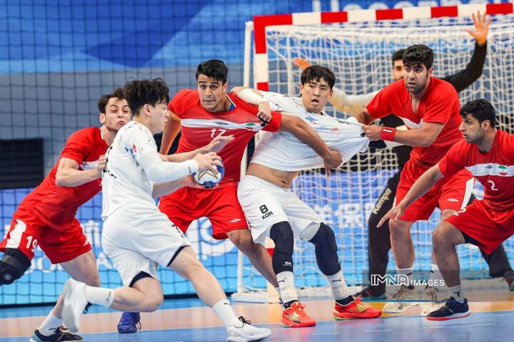 شکست هندبال ایران برابر کره جنوبی شکست هندبال ایران برابر کره جنوبی
