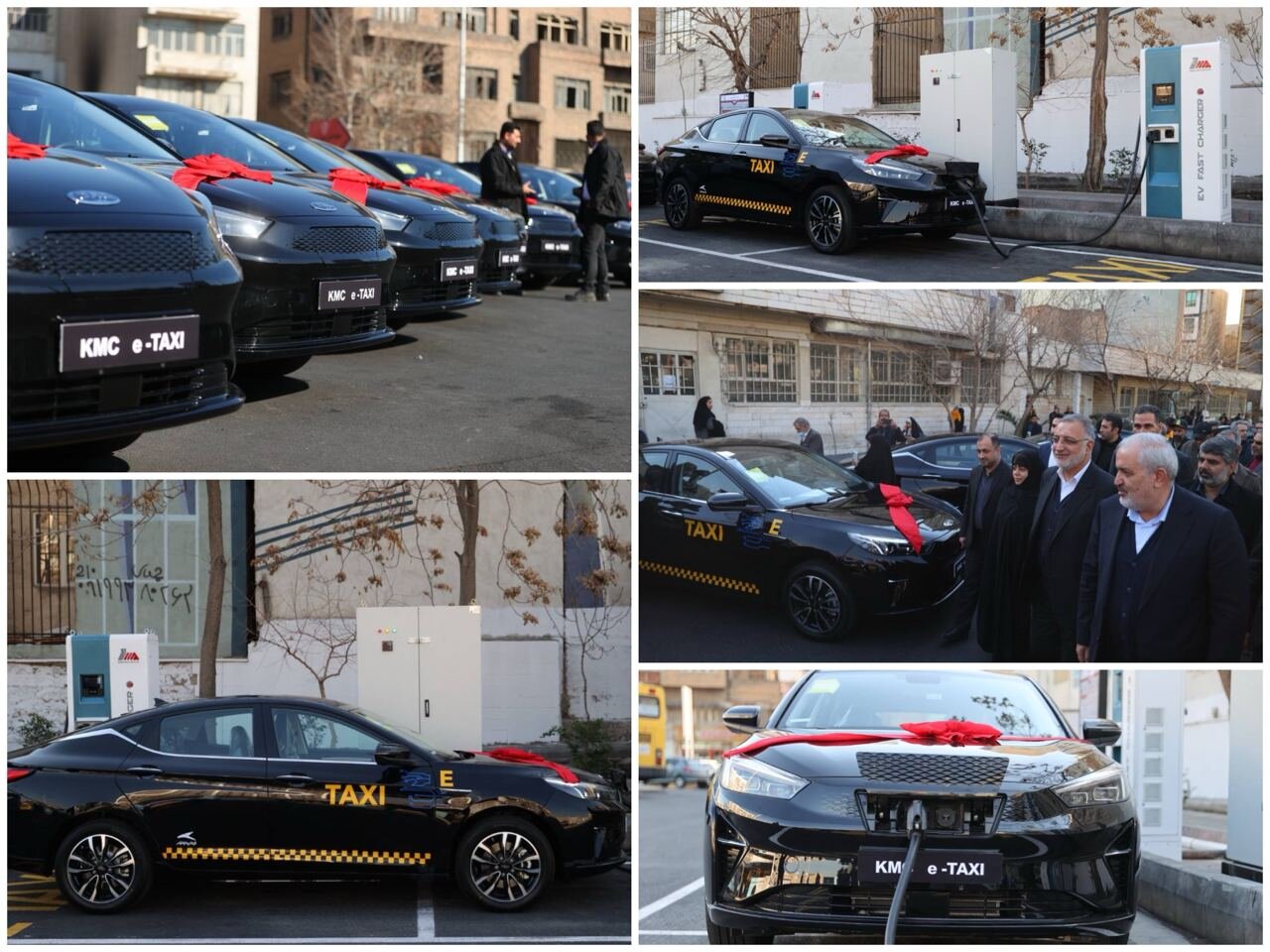 تصاویر تاکسی‌های برقی جدید در تهران