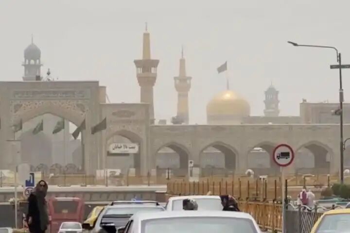 هوای کلانشهر مشهد ناسالم است هوای کلانشهر مشهد ناسالم است