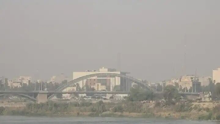 آلودگی هوا در هفت شهر خوزستان