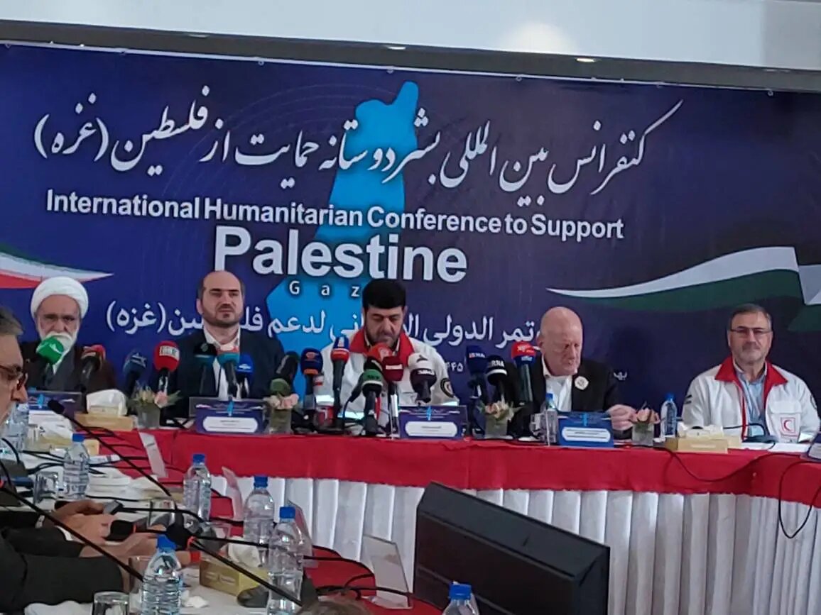 آغاز همایش بین‌المللی بشر دوستانه حمایت از فلسطین (غزه) در تهران