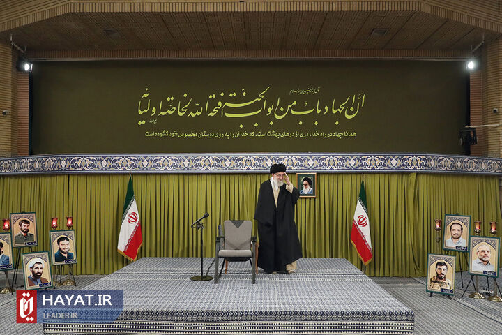 دیدار دست‌اندرکاران کنگره ۲۴ هزار شهید تهران بزرگ با رهبر معظم انقلاب