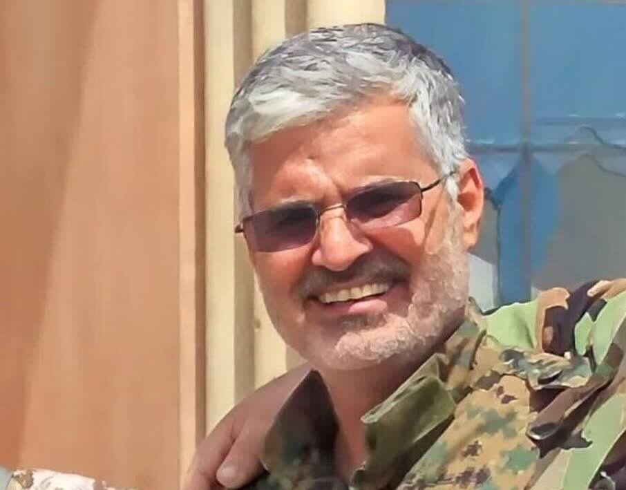 پیکر سردار شهید مدافع حرم «حجتالله امیدوار» در کرمانشاه تشییع شد