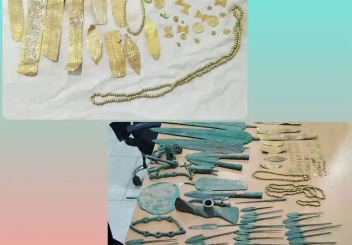 کشف ۱۴۲ شئ عتیقه در گنبدکاووس با قدمت چند هزار سال کشف ۱۴۲ شئ عتیقه در گنبدکاووس با قدمت چند هزار سال