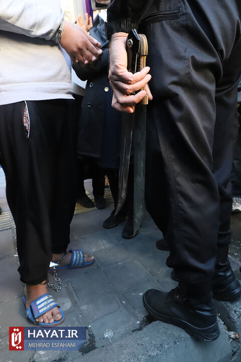 بازسازی صحنه جرم عاملان تخریب خودروهای شهروندان در خیابان مالک اشتر