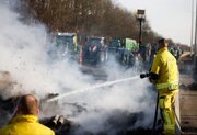 ادامه اعتراض کشاورزان در اروپا