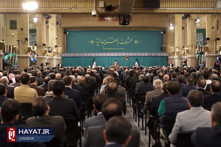 دیدار تولیدکنندگان و فعالان اقتصادی با رهبر معظم انقلاب