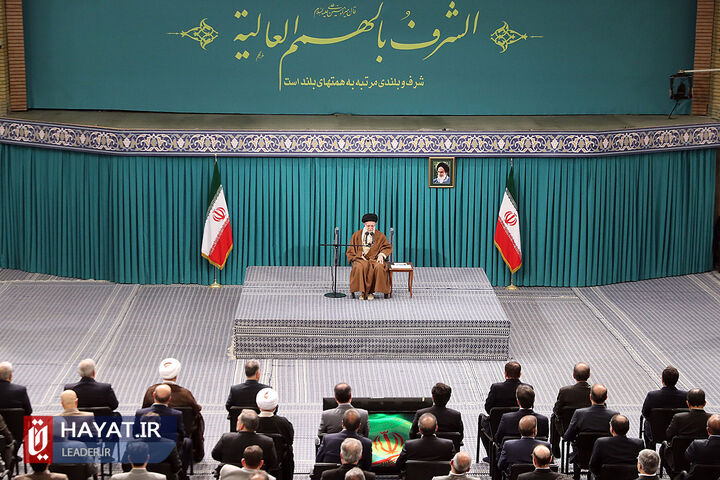 دیدار تولیدکنندگان و فعالان اقتصادی با رهبر معظم انقلاب