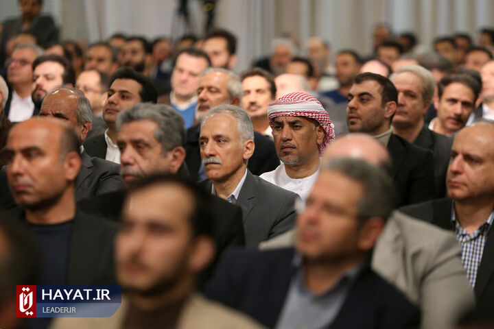 دیدار تولیدکنندگان و فعالان اقتصادی با رهبر معظم انقلاب