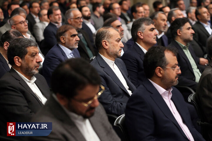 دیدار تولیدکنندگان و فعالان اقتصادی با رهبر معظم انقلاب