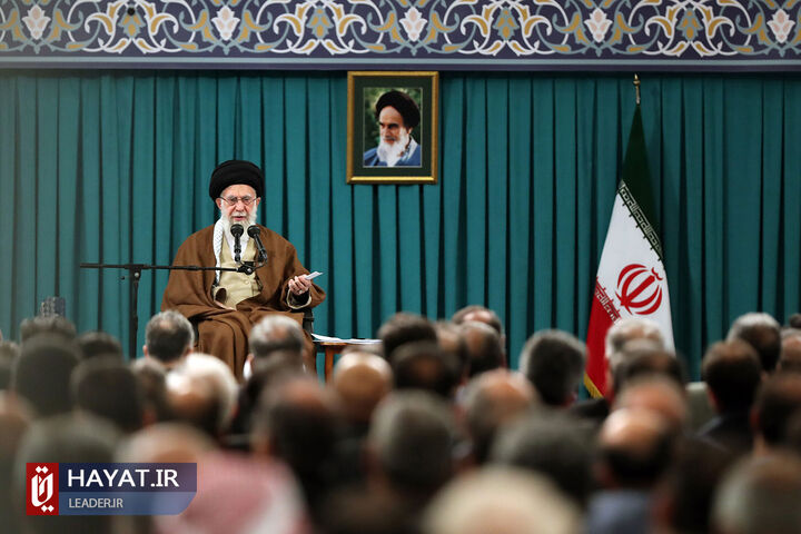 دیدار تولیدکنندگان و فعالان اقتصادی با رهبر معظم انقلاب