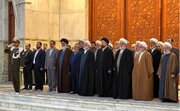 تجدید میثاق رئیس و مسئولان قوه قضاییه با آرمان‌های امام خمینی (ره)