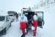 امدادرسانی به ۱۱۲ نفر گرفتار در برف و کولاک محورهای زنجان