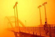 ۷ شهر خوزستان در وضعیت نارنجی آلودگی هوا