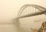 آلودگی هوا در برخی از شهرستان‌های خوزستان