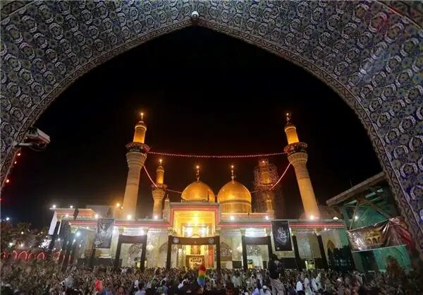 هوای اربعین در حرم کاظمین + فیلم هوای اربعین در حرم کاظمین + فیلم