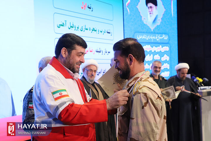 مراسم اختتامیه اولین دوره مسابقات مهارتی کارکنان وظیفه نیروهای مسلح