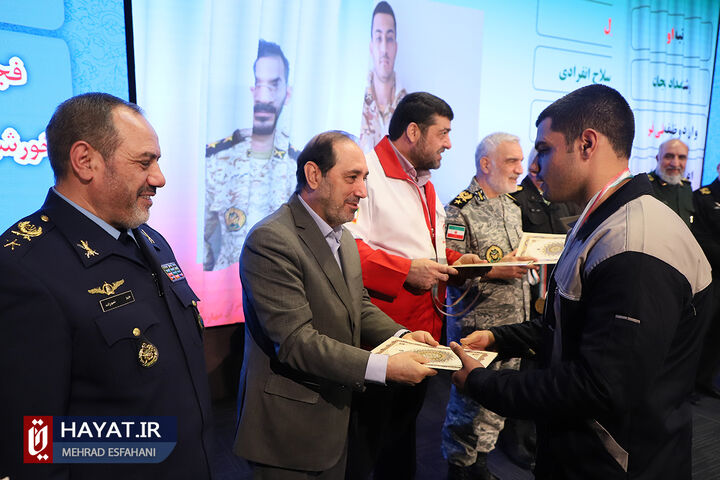 مراسم اختتامیه اولین دوره مسابقات مهارتی کارکنان وظیفه نیروهای مسلح