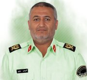 تشییع پیکر فرمانده یگان امداد شیراز در ‌حرم شاهچراغ