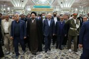 تجدید بیعت قالیباف و نماینگان مجلس با آرمان‌های بنیانگذار انقلاب اسلامی