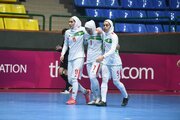 برتری قاطع تیم ملی فوتسال بانوان ایران مقابل قرقیزستان