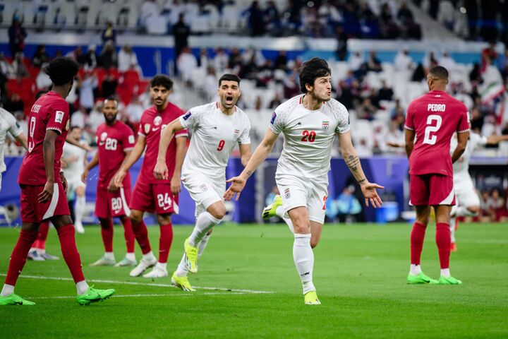 گل اول ایران به قطر توسط آزمون + فیلم گل اول ایران به قطر توسط آزمون + فیلم